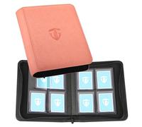 TCGUARD Toploader - Album per carte collezionabili per 112 Toploader, raccoglitore TCG a 4 scomparti con tasche per carte rigide da 7,6 x 10,2 cm, raccoglitore per carte TCG, carte MTG, album da