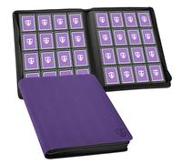 TCGUARD Toploader Album per carte collezionabili per 640, 16 scomparti Card Binder con custodie per Rigid Toploader 3"x4", Trading Card Binder per TCG, carte MTG, album per carte collezionabili, viola