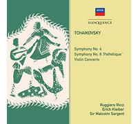 Tchaikovsky/ Kleiber, Erich/ Ricci, Ruggiero - Tchaikovsky: Symphonies 4 & 6 / Violin Concerto (2 CD)