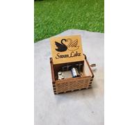 Tchaikovsky Music Box in legno Il lago dei cigni - Personalizzabile