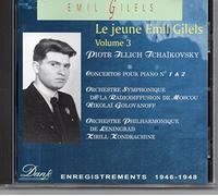 Tchaikovsky, P.I. - Gilels Vol.3 der Junge Emil