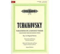 Tchaikovsky Peter Ilyich Variations On A Rococo Theme O BOOK NUOVO