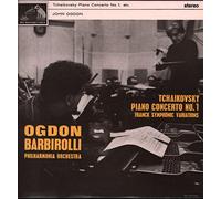 Tchaikovsky Piano Concerto No.1 * Franck Symphonic Variations - Tchaikovsky*, Cesar Franck, John Ogdon, Philharmonia Orchestra, Sir John Barbirolli LP