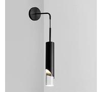 TCHAUSGZOZ Sconce da Parete, Applique da Parete Di Lusso for Camera da Letto, Comodino, Illuminazione a Led, Applique da Parete, Sfondo Dorato for Tv, Decorazione for Corridoio/Gold/White (Color : Bl