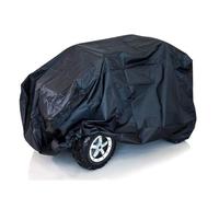 TCHAWk Copertura per Macchina Elettrica per Bambini, Copertina per Auto Giocattolo per Bambini con Cordone Stringibile, Impermeabile, Oxford 210D Nero 132x72x61cm