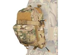 TCHAWk Zaino Mini Tattico MOLLE per Idratazione, Sacchetto per Vescica D'acqua da 2L per Trekking Ciclismo e Running, Oxford 1000D Camouflage