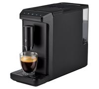 Tchibo Macchina da caffè Esperto mini per Caffè Crema e Espresso, solo 16 cm di larghezza, piccola e compatta, adatta per ogni cucina, campeggio, Tinyhouse, appartamento studentesco, nero