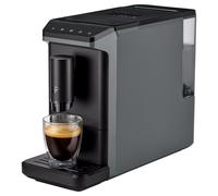 Tchibo Macchina da caffè Esperto mini per Caffè Crema e Espresso, solo 16 cm di larghezza, piccola e compatta, adatta per ogni cucina, campeggio, Tinyhouse, appartamento studentesco, grigio