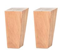 TCHOSUZ Gambe per mobili in legno da 15 cm, set di 2 piedi di ricambio per divano, poltrona, letto, poltrona, letto, reclinabili