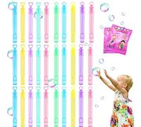 Tchsrim Bolle di Sapone per Bambini - 50 Pezzi con Manico a Cuore - Gadget per Matrimonio, Compleanno, Feste, Laurea - Wedding Bubble