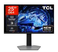 TCL Monitor QD-Mini-LED 25G64 25", risoluzione Full HD, 300 Hz, pannello Fast-IPS, HDR 600 nit, tempo di risposta 1 ms GTG, AMD Freesync Premium, compatibile con G-Sync