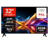 TCL 32V5D - Smart TV QLED Full HD HDR da 32" con Fire TV | Direct LED, Apple AirPlay 2, Press & Ask Alexa, Metallic Bezel-Less Design