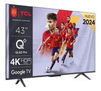 TCL C65 Serie C6 Smart TV QLED 4K 43" 43C655, Dolby Vision, Dolby Atmos, Google TV