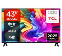 TCL 43SF560 - 43-inch QLED Direct Smart Full HD LED TV with Fire TV and HDR, Metallic Design, Frameless
