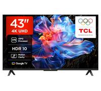 TCL 43V6C - Smart TV 4K HDR Direct LED da 43", Google TV con Dolby Audio