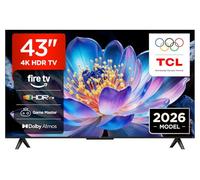TCL 43V6D - Smart TV 4K HDR10+ da 43" con Fire TV e Dolby Atmos | DTS:X, Game Master, Motion Clarity, Apple AirPlay 2, Press & Ask Alexa