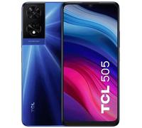 TCL - 505 4G 128GB 4GB Ram Display 6.75 pollici LCD IPS Dual Sim Slot Nano SD Fotocamera 50 Mpx Android 14 Blu