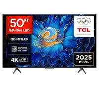 TCL 50C61KS 50" Mini LED TV, 4K UHD QLED, Smart Google TV con Dolby Atmos, Game Master