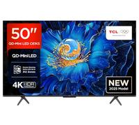 TCL 50C61KS 50" Mini LED TV, 4K UHD QLED, Smart Google TV con Dolby Atmos, Game Master