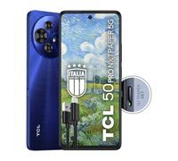 TCL 50PRO NXTPAPER 5G - Smartphone 5G Display 6.8" 120Hz Nxtpaper 3.0, 512GB, 16GB RAM (8GB+8GB virtual RAM), Tripla Cam 108Mpx + front cam 32Mpx, Android 14, Batt. 5010 mAh, Blue, USB Type-c bundle