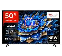 TCL 50T69C 50” QLED 60HZ, 4K HDR, Google TV, Smart TV((Dolby Vision & Atmos, Game Master, Motion clarity, compatibile con Google Assistant & Alexa), 2025