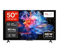TCL 50V6C Smart TV LED Direct da 50", HDR 4K, con tecnologia Google TV (Dolby Audio, Motion Clarity, compatibile con Google Assistant e Alexa)