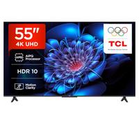 TCL 55P6K - Smart TV 4K HDR Direct LED da 55", Google TV con Dolby Audio | Motion Clarity, Google Assistant, Compatible with Alexa