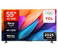TCL 55PF650A 4K TV Ultra HD da 55 pollici, HDR, Smart LED Fire TV (Dolby Vision, Dolby Atmos, DTS, HDR 10, Alexa integrato, Airplay 2, Miracast)