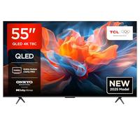 TCL 55T8C TV QLED 4K HDR Ultra HD da 55", QLED TV con tecnologia Google TV (Dolby Vision e Atmos, Motion Clarity Pro a 144 Hz, FreeSync, audio Onkyo 2.1, compatibile con Google Assistant)