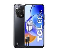 TCL 60 5G, Smartphone 5G, Display NXTVISION 6.8" 120Hz HD+, RAM 16GB, Memoria 256GB, Doppia Fotocamera 50MP con Macro + 5MP UW, Batteria 5200mAh, 18W Fast Charge, Space Grey +Cavo USB-C Aggiuntivo