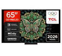 TCL 65C6K PRO TV MINI LED, SMART TV, 65 ", QD-Mini Processore AiPQ A73, Black