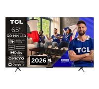 TCL 65P89L TV 65 QD Mini LED 4K QLED Smart TV Google TV 144 Hz Dolby Atmos DTS:X Alluminio spazzolato - Nouvo