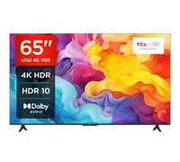 TCL 65V6B TV 65”, 4K HDR, Ultra HD, Google TV con design senza bordi, Dolby Audio, compatibile con Google Assistant e Alexa