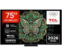 TCL 75C6K PRO - Smart TV 75 Pollici 4K DVB-T2 H.264, H.265 Nero