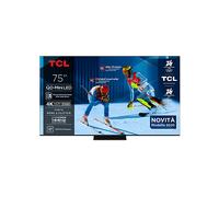 TCL 75C7K TV QD-MINI LED, SMART TV, 75 ", QD-Mini Processore AiPQ Pro, Black, Classe F