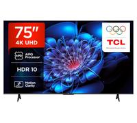 TCL 75P6K - Smart TV 4K HDR Direct LED da 75", Google TV con Dolby Audio | Motion Clarity, Google Assistant, Compatible with Alexa