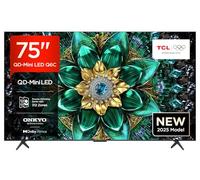 TCL Q6C Serie Smart TV QD-MiniLED 4K 75'' 75Q6C, audio Onkyo 2.1, Dolby Vision IQ & Atmos, Google TV Tcl