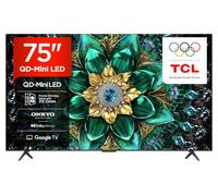 TCL Q6C Serie Smart TV QD-MiniLED 4K 75'' 75Q6C, audio Onkyo 2.1, Dolby Vision IQ & Atmos, Google TV Tcl
