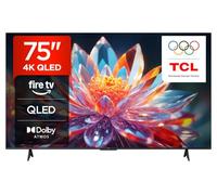 TCL 75T6C - Smart TV QLED 4K HDR10+ da 75", Fire TV con Dolby Atmos | Game Mast, VRR, Dolby Vision, Motion Clarity, Press & Ask Alexa