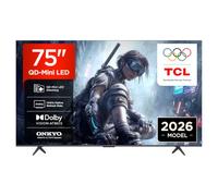 TCL 75T8D - Smart TV QD-Mini LED 4K HDR10+ da 75", pensato per il gaming, 144Hz VRR
