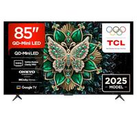 TCL 85C6K TV QD-MINI LED, SMART TV, 85 ", QD-Mini Processore AiPQ Pro, Black