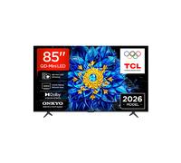 TCL 85P8L TV MINI LED, SMART TV, 85 ", QD-Mini Processore AiPQ A73, Black