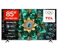 TCL Q6C Serie Smart TV QD-MiniLED 4K 85'' 85Q6C, audio Onkyo 2.1, Dolby Vision IQ & Atmos, Google TV Tcl