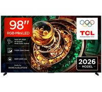 TCL 98RM9L - Smart TV RGB-Mini LED 4K HDR10+ da 98", 6.000nit | 11,520 Precise Color Zones, Dolby Vision IQ & Atmos, 144Hz VRR, Audio by Bang & Olufsen