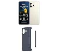 T undle NXTPAPER 70 Pro 5G (NXTPAPER 4.0 6,9'', 50MP OIS, 256+8GB, Dimensity 7300, Oro Nebuloso) + custodia con aletta e penna (Blu)