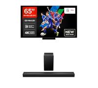 TCL Bundle of 65Q7C 65” QLED TV 4K QD-Mini LED Soundbar Q65H 5.1 con tecnologie Dolby Atmos e Ray-Danz Adattamento sonoro AI- HDMI eARC 2.1 e passthrough HDMI - Bluetooth 5.3
