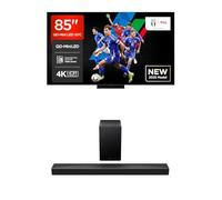 TCL Bundle of 85Q7C 85” QLED TV 4K QD-Mini LED, HDR Premium 2000, Google TV Soundbar Q65H 5.1 con tecnologie Dolby Atmos e Ray- HDMI eARC 2.1 e passthrough HDMI - Bluetooth 5.3