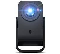 T 1 Mini Proiettore Portatile, 4K Supporta, Nativa 1080P, Google TV/APV/Netflix Compatibile, Messa a Fuoco Automatica e 6D Correzione Trapezoidale, Wi-Fi Bluetooth, 8W Dolby Audio, Rotabile 285°