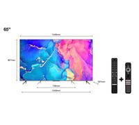 TCL C63 C635 165,1 cm (65 ) 4K Ultra HD Wifi Smart TV Nero - Nouvo