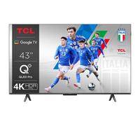 TCL C65 Serie C6 Smart TV QLED 4K 43 43C655, Dolby Vision, Dolby Atmos, Google TV (43C655)
